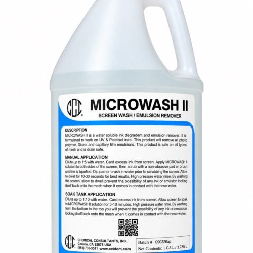 Microwash II 1GAL. MicroWash II Dip Tank Solution (1 Gallon)